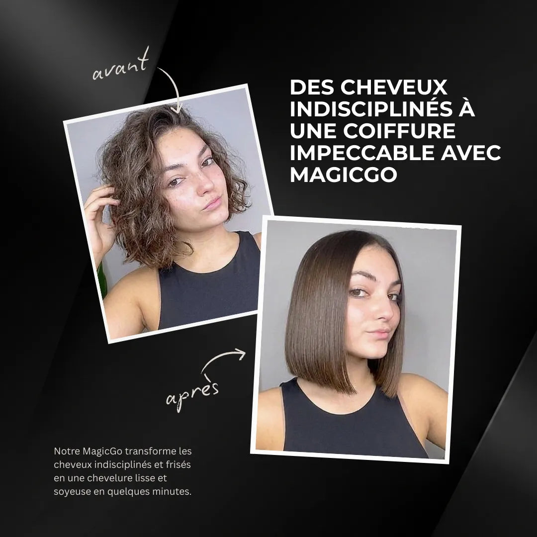 MagicGo™ - Brosse cheveux lissante
