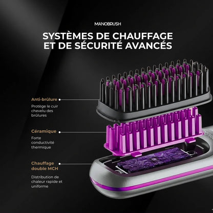 MagicGo™ - Brosse cheveux lissante