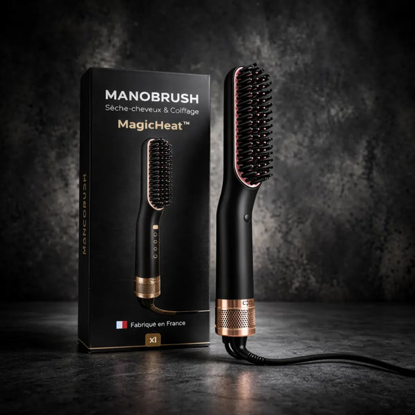 MagicHeat™ - Brosse lissage barbe et cheveux
