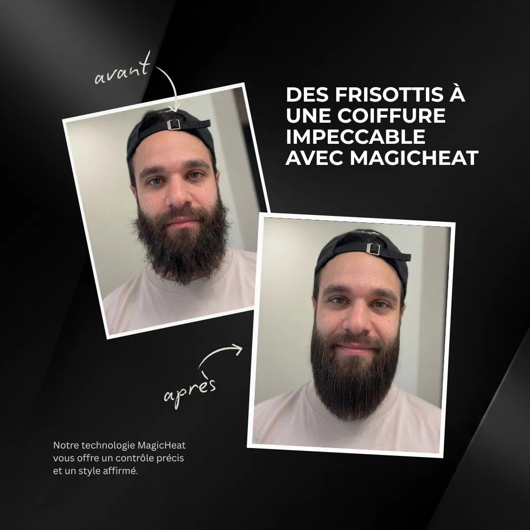 MagicHeat™ - Glättbürste für Bart und Haare
