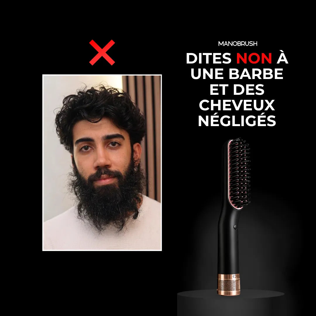 MagicHeat™ - Glättbürste für Bart und Haare